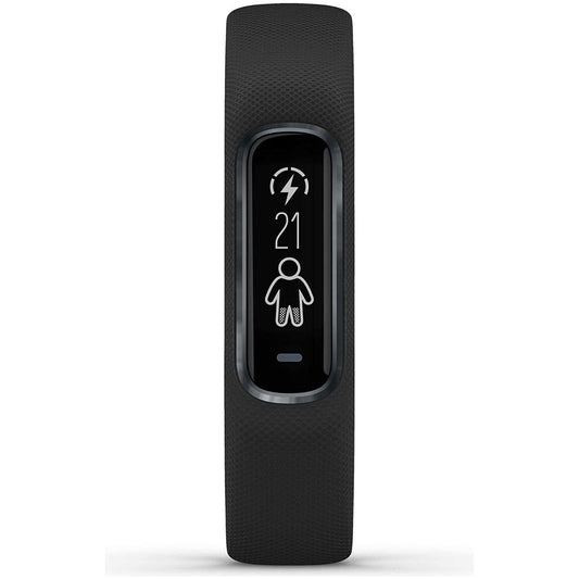 Garmin Vivosmart 4 Smart Activity Tracker with Wrist-Based Heart Rate and Fitness Monitoring Tools - Black (Small/Medium)