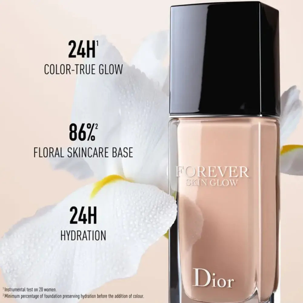Christian Dior Forever Skin Glow Clean Radiant Foundation 24h Wear and Hydration 30ml