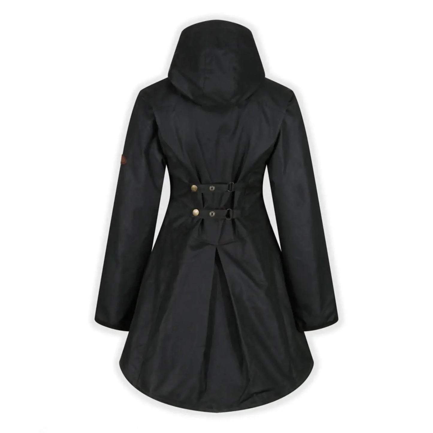 Louise Racing Green Poppy Lined Wax Coat