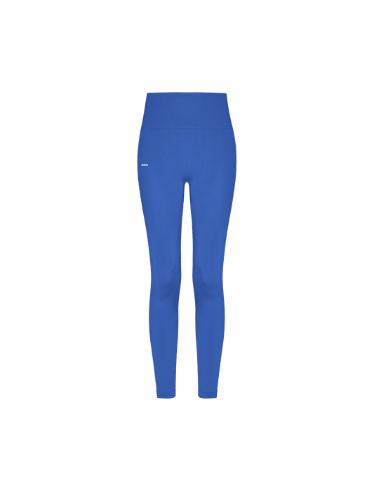 Womens 99% Bio-Based Compressive Leggings—Gaia Blue