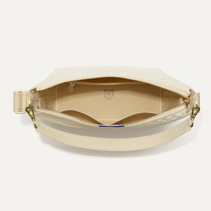 The Mini Zip Bucket - White Sand