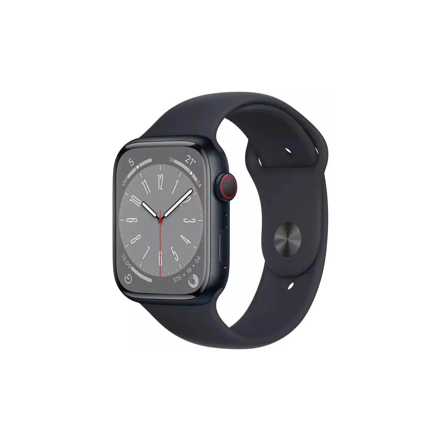 Apple Watch Series 8 (GPS, 45mm) – Midnight Aluminum Case with Midnight Sport Band