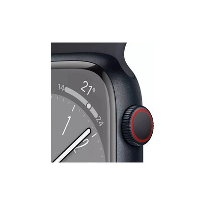 Apple Watch Series 8 (GPS, 45mm) – Midnight Aluminum Case with Midnight Sport Band