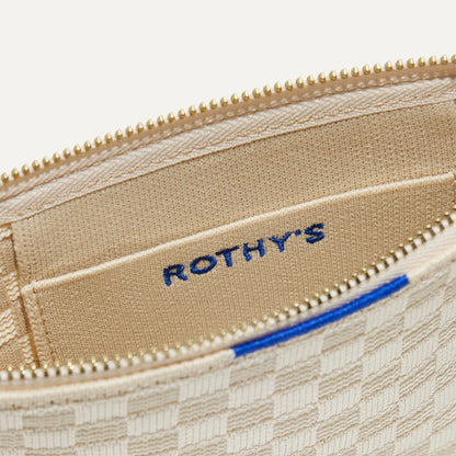 The Wallet Wristlet - Vanilla Basketweave