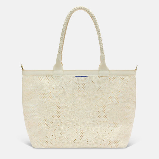 The Lightweight Zip Tote - Moonflower