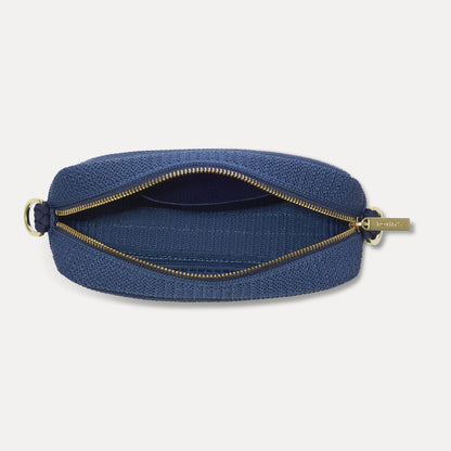 The Crossbody Camera Bag - Lagoon Open-Knit