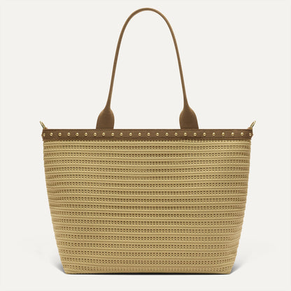 The Lightweight Zip Tote - Brown Butter Crochet