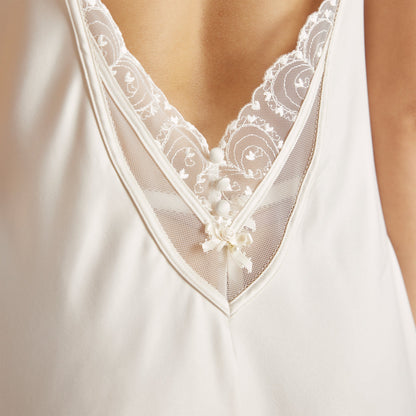 Isabella Slip Dress - Ivory