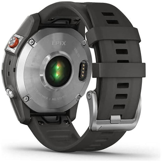 Garmin Epix 2 Silicone Strap Smart Watch - Slate