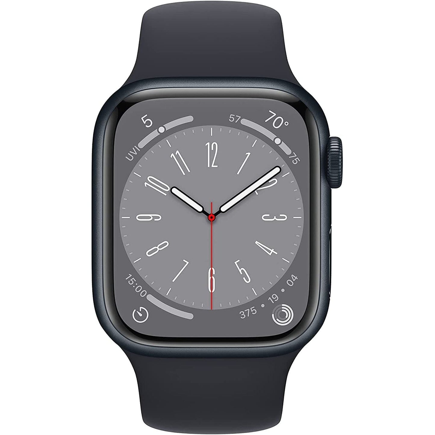 Apple Watch Series 8 (GPS + Cellular, 41mm) - Midnight Aluminum Case with Midnight Sport Band