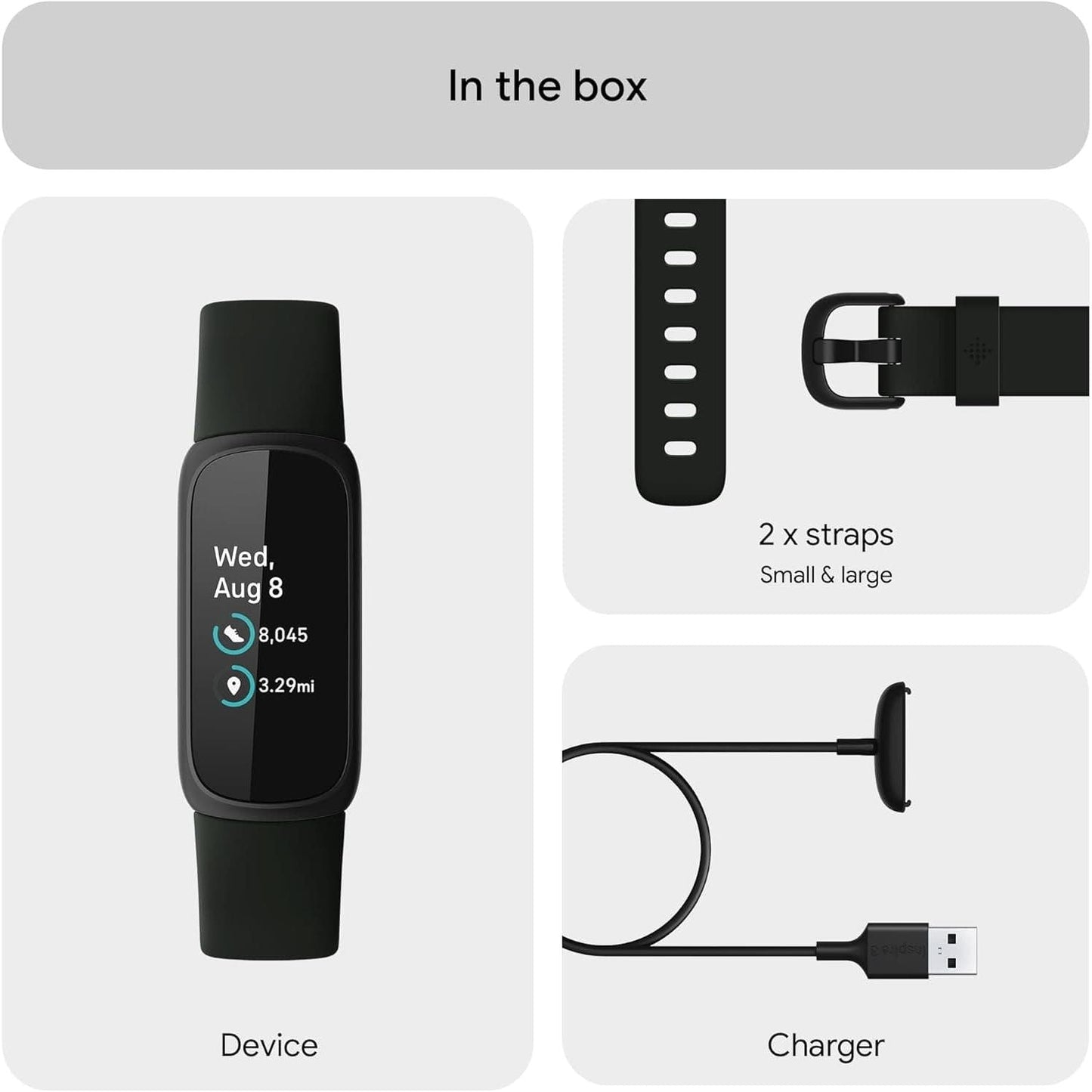 Google Fitbit Inspire 3 Activity Tracker – 6-Month Premium Membership, 10 Days Battery Life, Daily Readiness Score