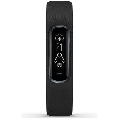 Garmin Vivosmart 4 Smart Activity Tracker with Wrist-Based Heart Rate and Fitness Monitoring Tools - Black (Small/Medium)