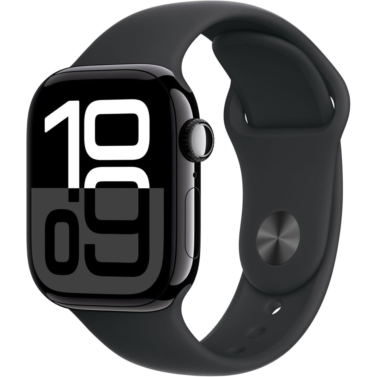 Apple Watch Series 10 GPS 46mm Jet Black Aluminium Case with Black Sport Band