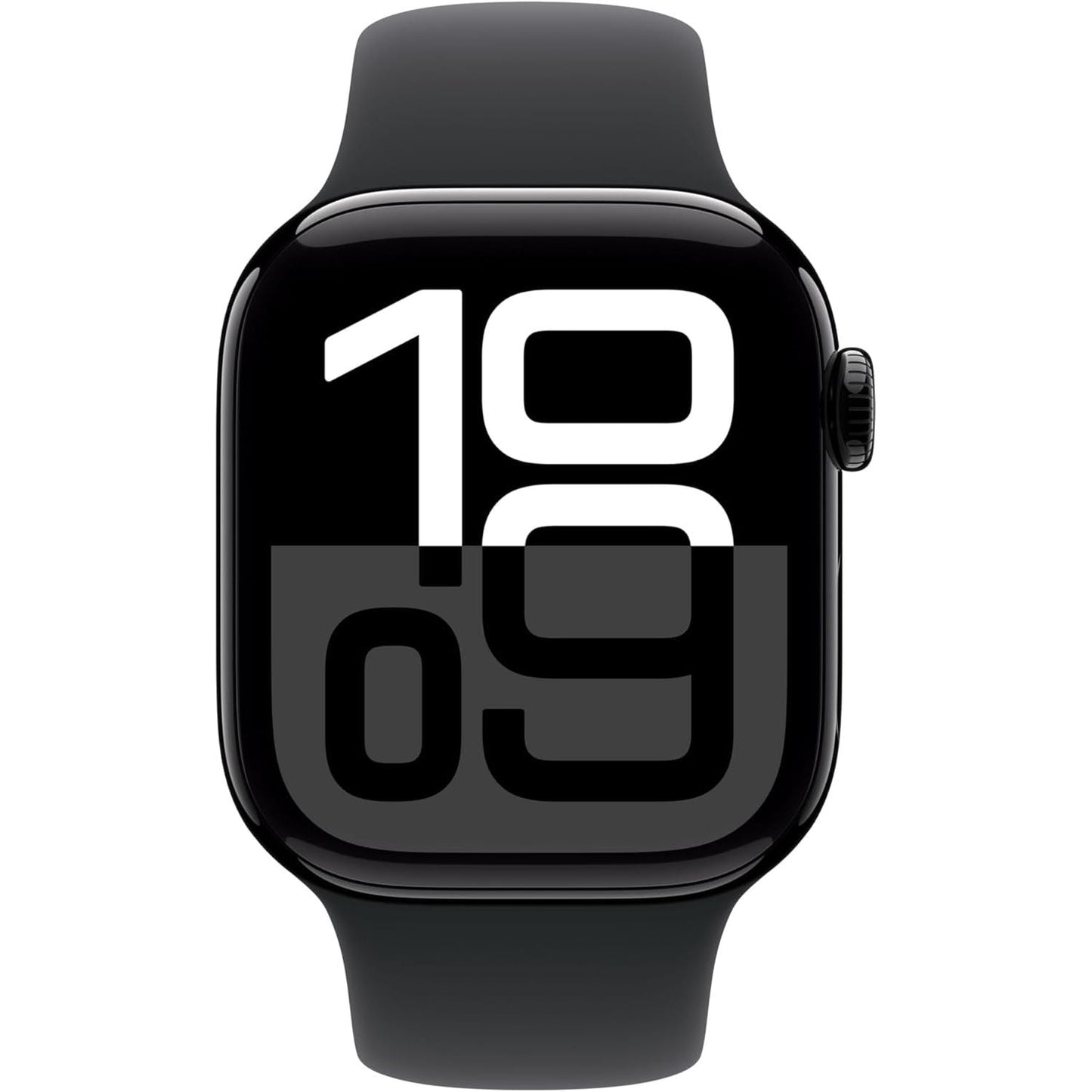 Apple Watch Series 10 GPS 46mm Jet Black Aluminium Case with Black Sport Band