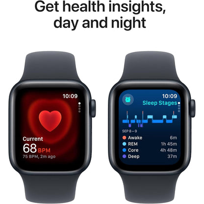 Apple Watch SE (2nd Gen) GPS + Cellular 40mm Smartwatch with Midnight Aluminium Case with Midnight Sport Band