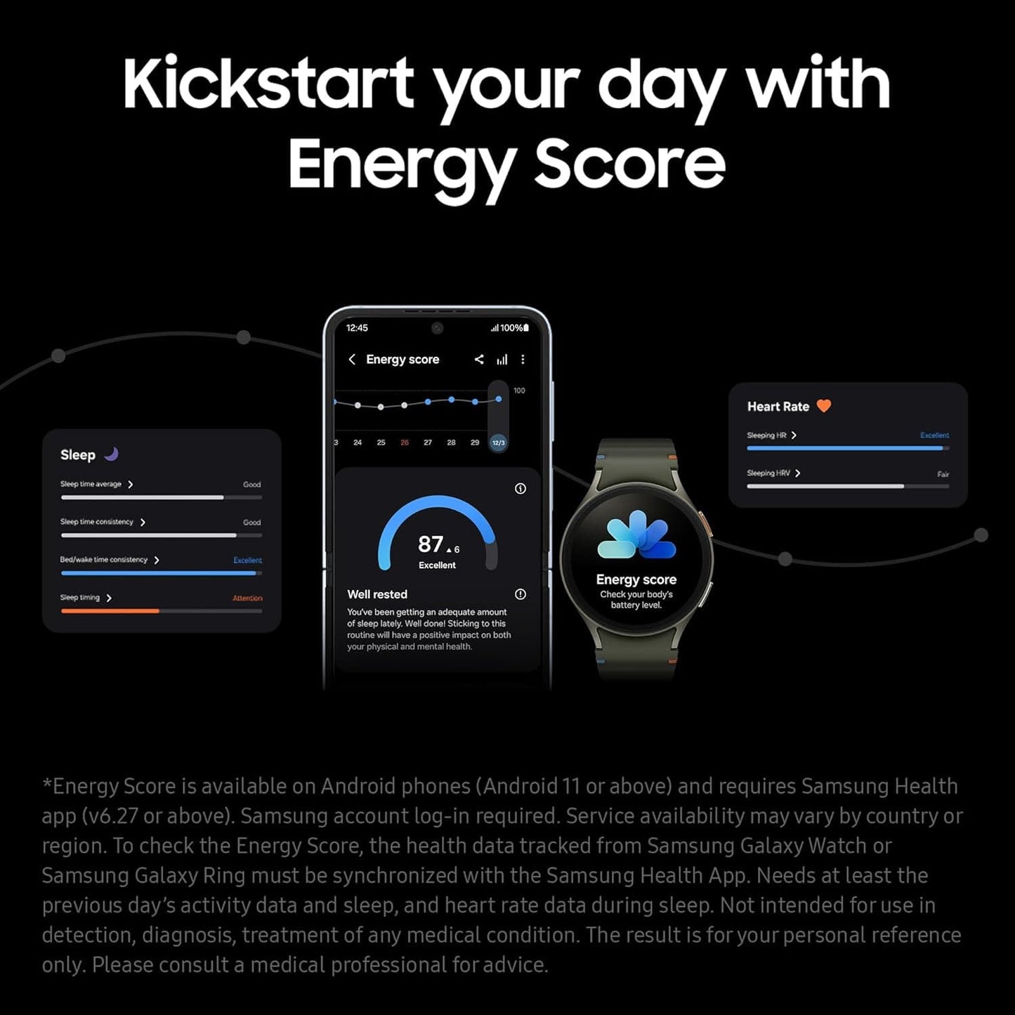 Samsung Galaxy Watch7 40mm Smart Watch Green - Bluetooth | Galaxy AI Health Monitoring & Precision GPS