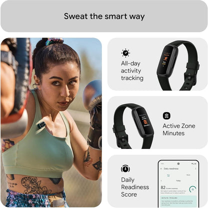 Google Fitbit Inspire 3 Activity Tracker – 6-Month Premium Membership, 10 Days Battery Life, Daily Readiness Score
