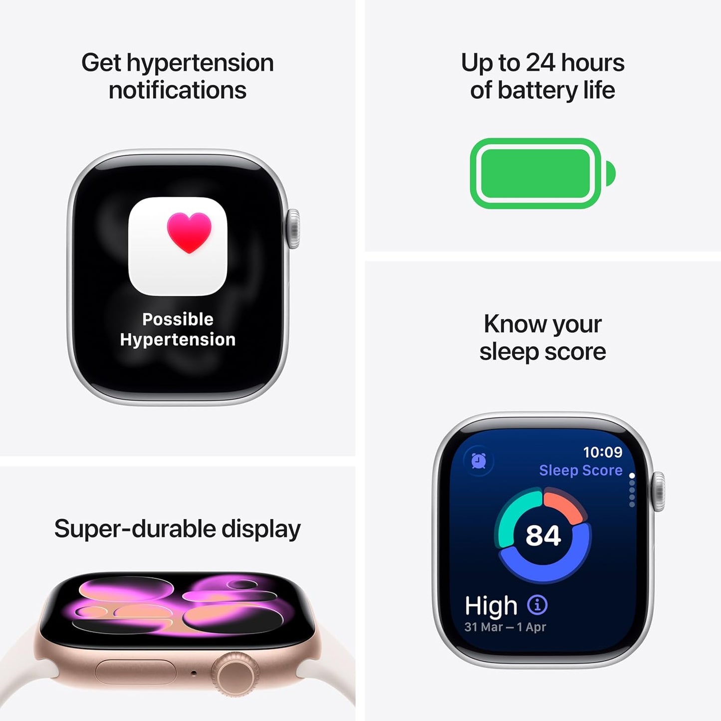 Apple Watch Series 11 GPS 46mm – Jet Black with Sport Band (M/L)