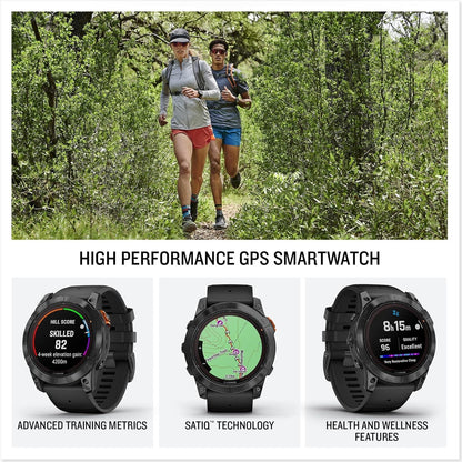 Garmin fenix 7X Pro Solar Glass Smart Watch - Slate Grey