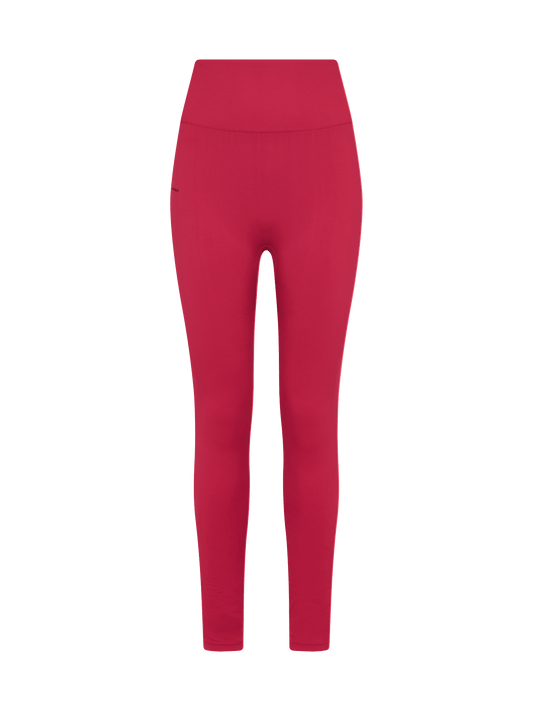 Womens 99% Bio-Based Compressive Leggings—Acai Pink