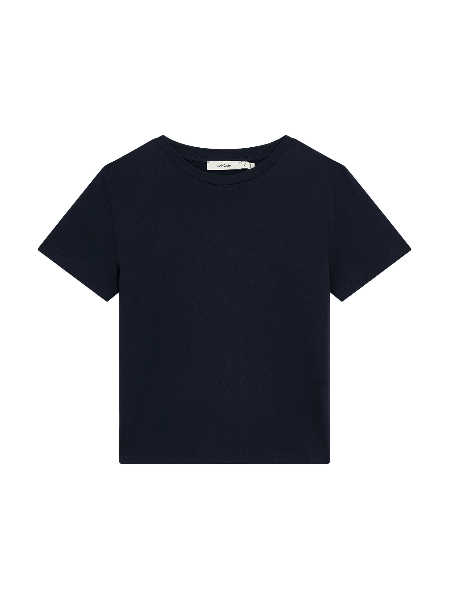 Womens Cotton-Stretch Slim T-Shirt—Midnight Navy