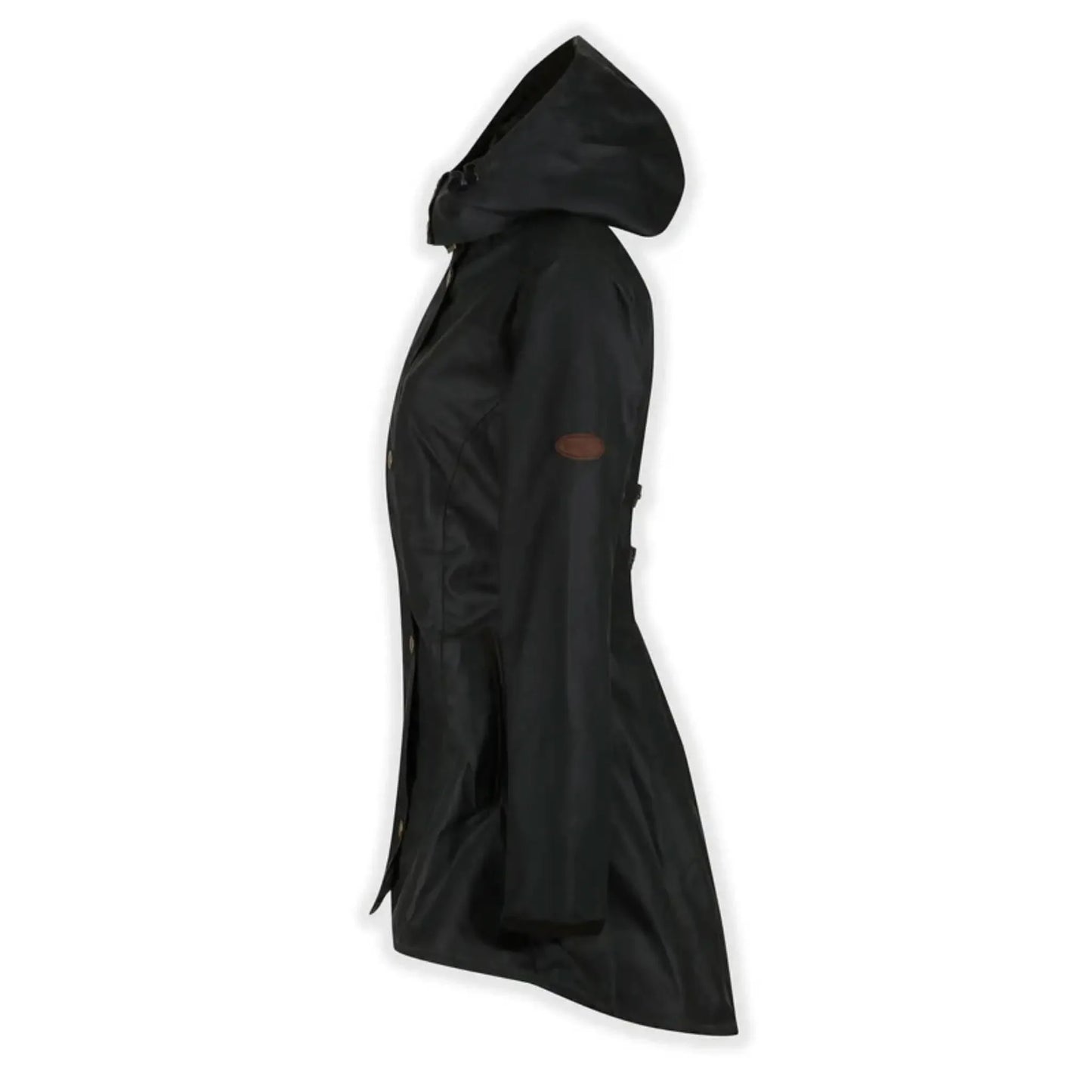 Louise Racing Green Poppy Lined Wax Coat