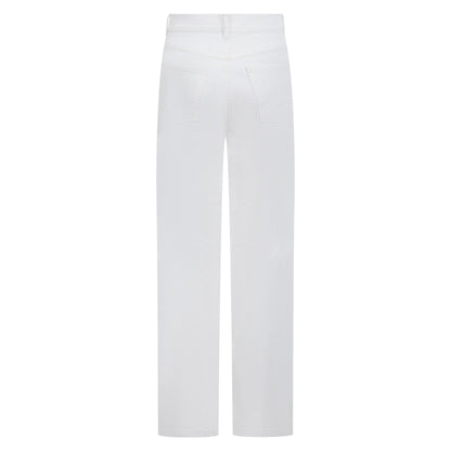 Nina White High Waisted Jeans