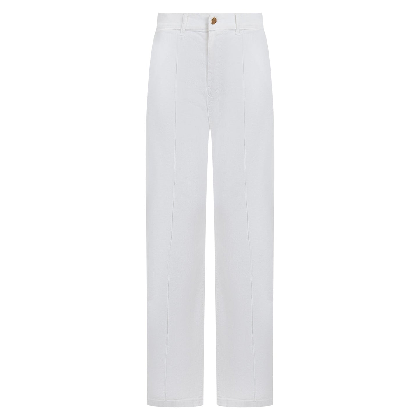 Nina White High Waisted Jeans