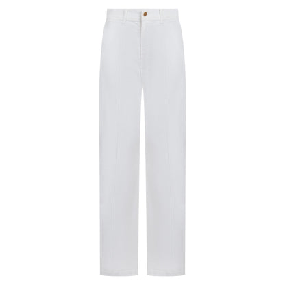 Nina White High Waisted Jeans