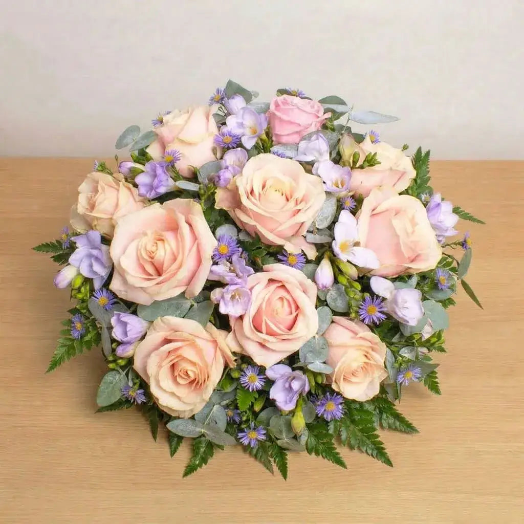Sympathy Rose and Freesia Posy