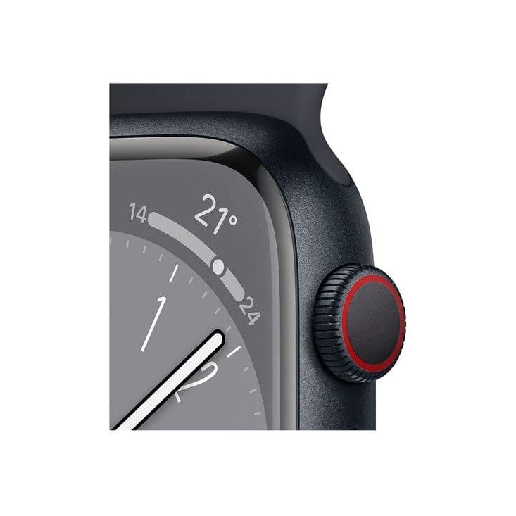 Apple Watch Series 8 (GPS, 45mm) – Midnight Aluminum Case with Midnight Sport Band