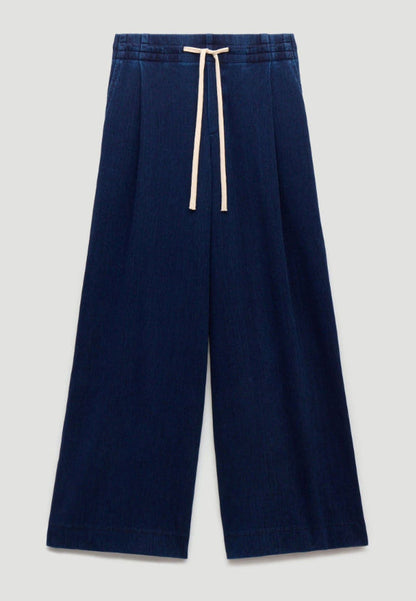 Hush Blue Taylor Jersey Denim Trousers